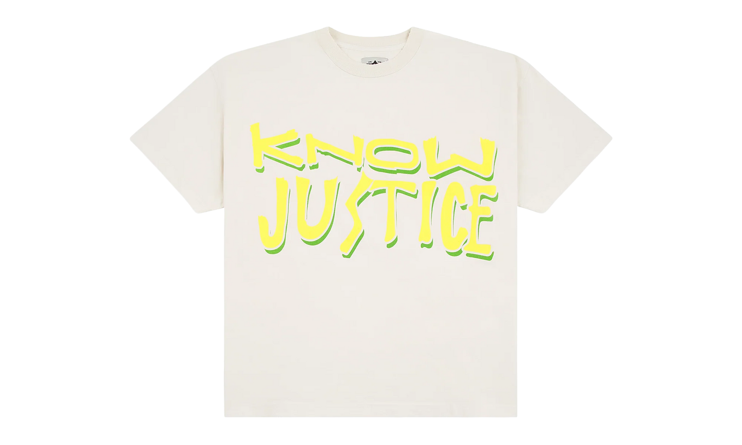 Know Justice Know Peace Tee "White" BAR20