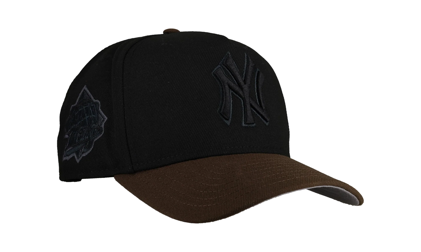 9FIFTY New York Yankees A Frame Snapback Hat "Walnut Blackout" NE340