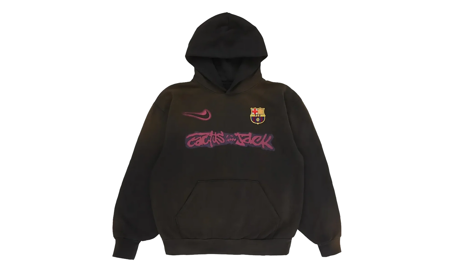 FC Barcelona x Cactus Jack Split-Dye Crest Hoodie "Brown" FQCJ HS02