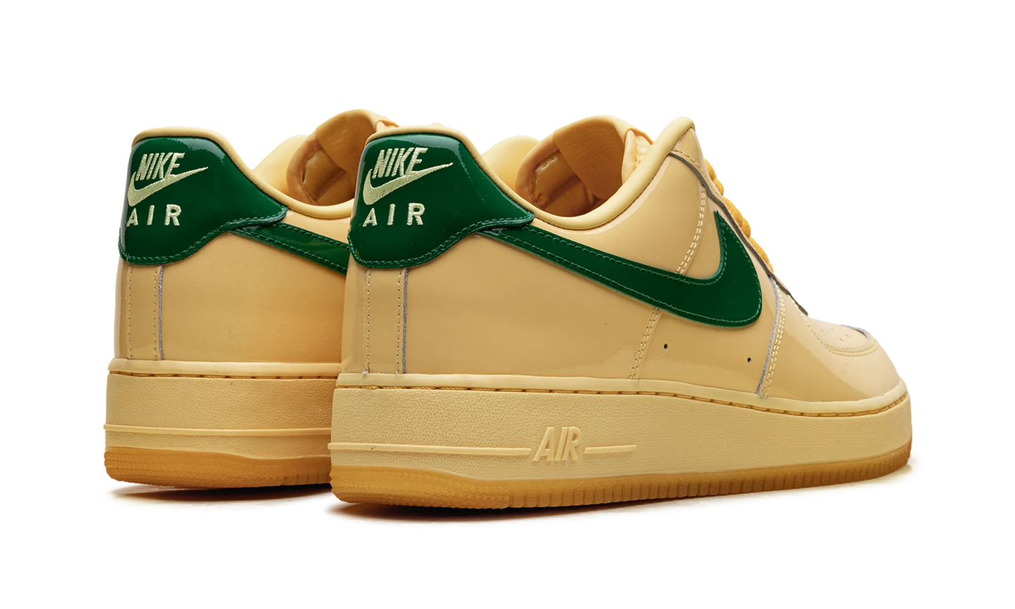 Air Force 1 Low "Patent Leather Topaz Gold Pine Green" IO4489 700