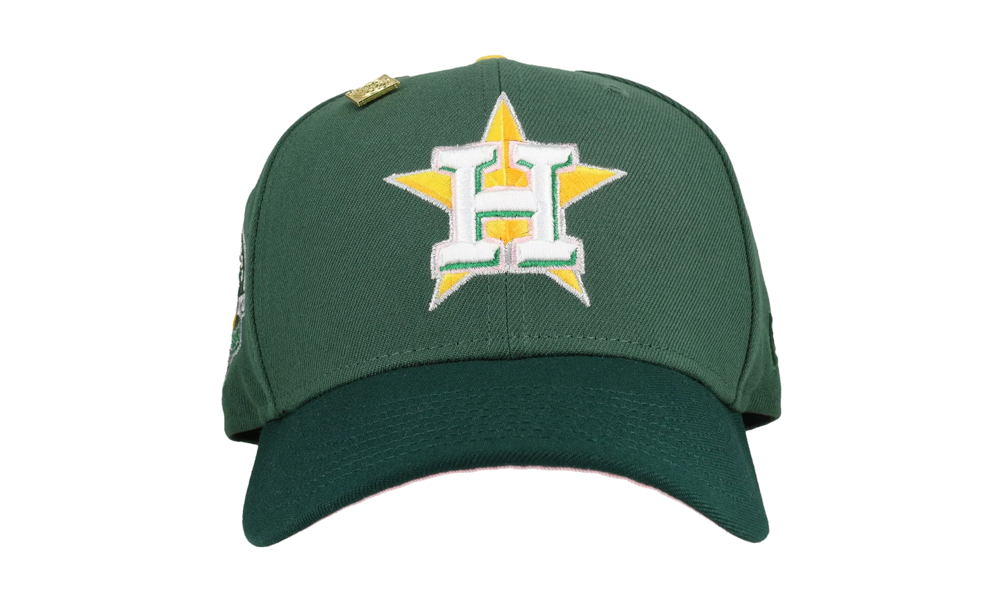 59FIFTY Houston Astros 45th Anniversary Fitted Hat "Dark Green / Yellow Star" NE128