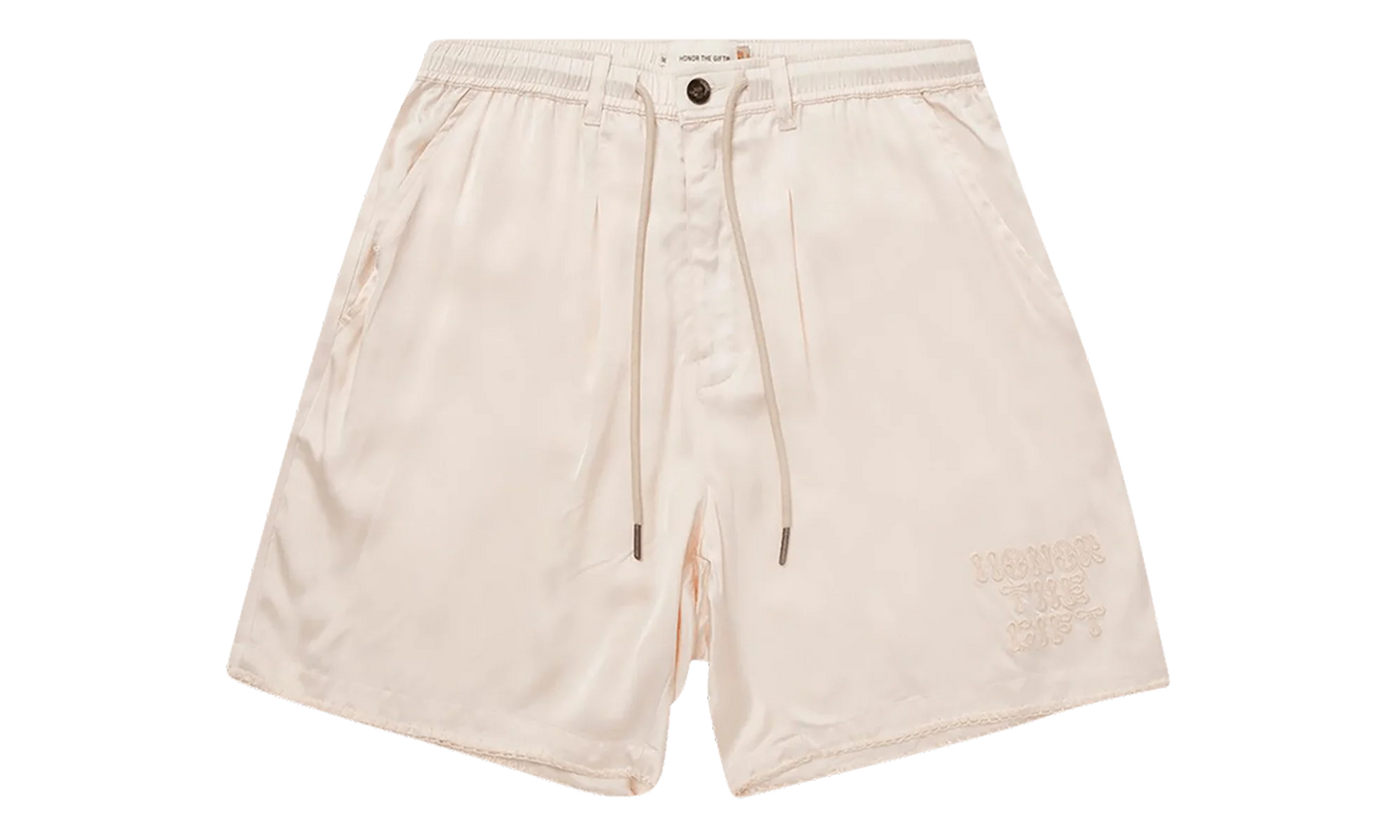 Blanket Stitch Shorts Bone "Bone" HTG240223 BONE