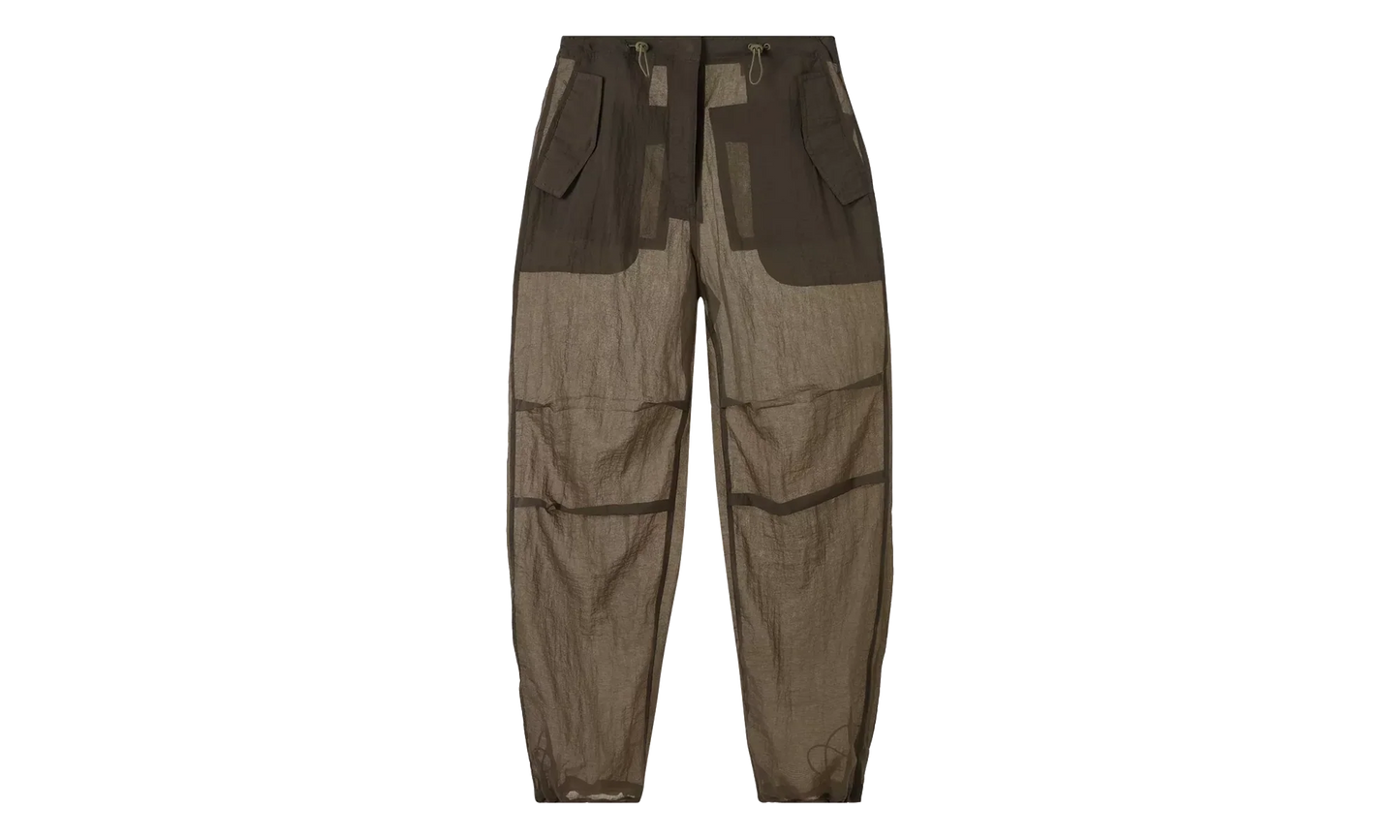 Nuru Sheer Parachute Pant "Dark Brown" KITH60