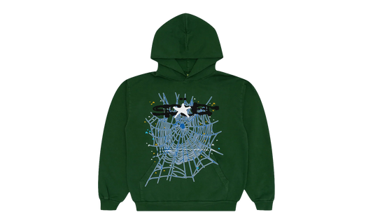 Web Hooded Sweatshirt "Hunter Green" SP5der325