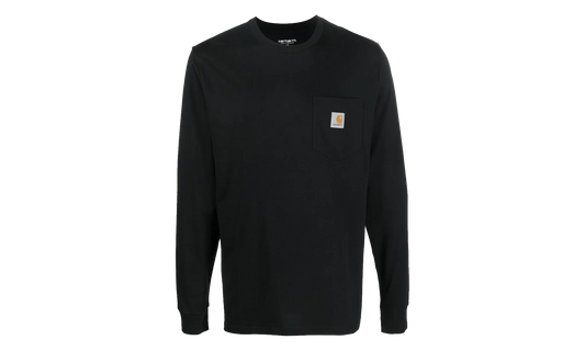 Long Sleeve Pocket T-shirt "Black" I030437 89XX