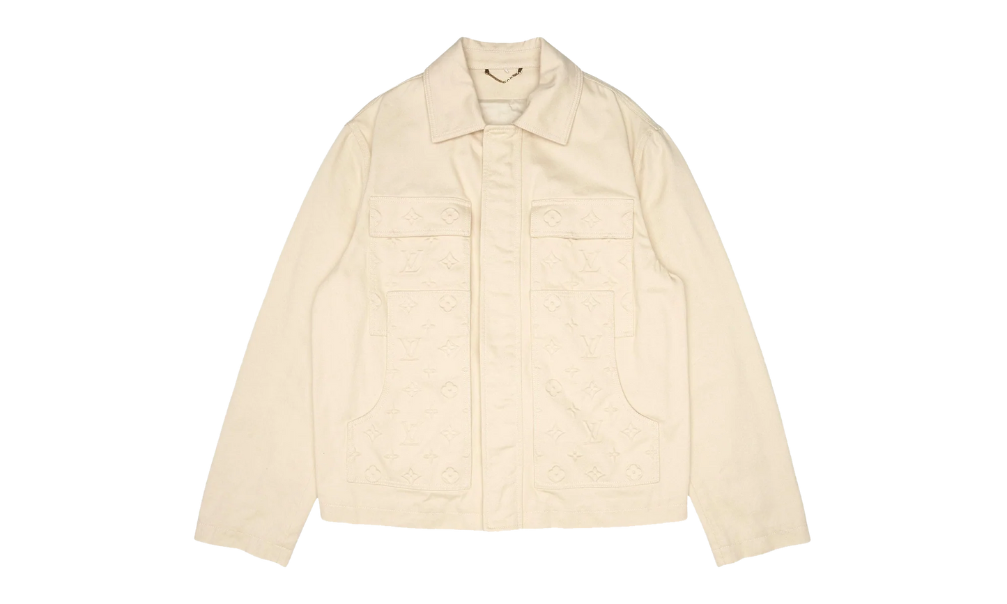 Workwear Denim Jacket "Beige" 1AATH3