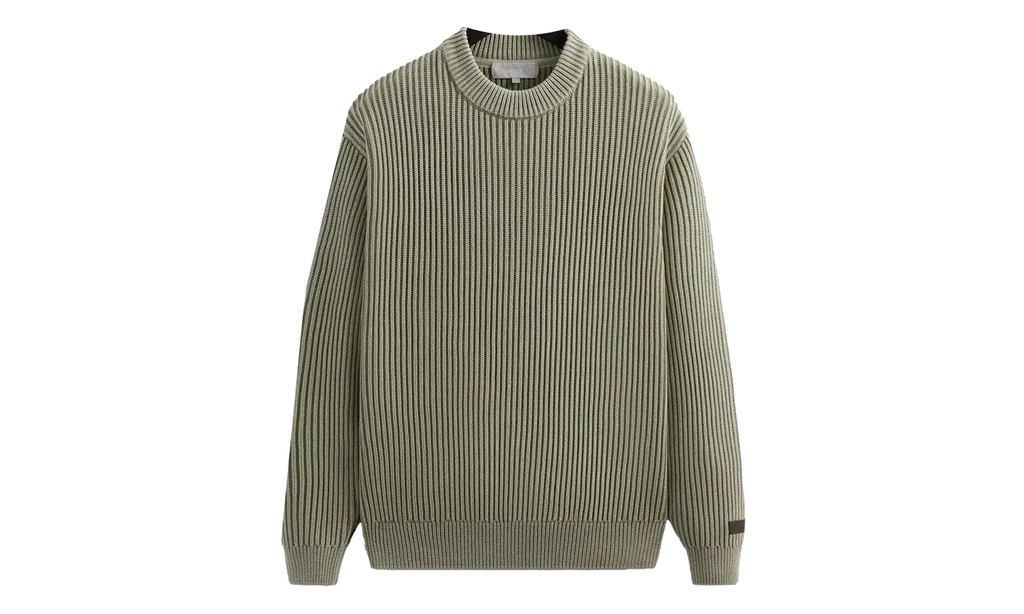 Garment Dyed Meyer Knit Crewneck "Region" KITH77