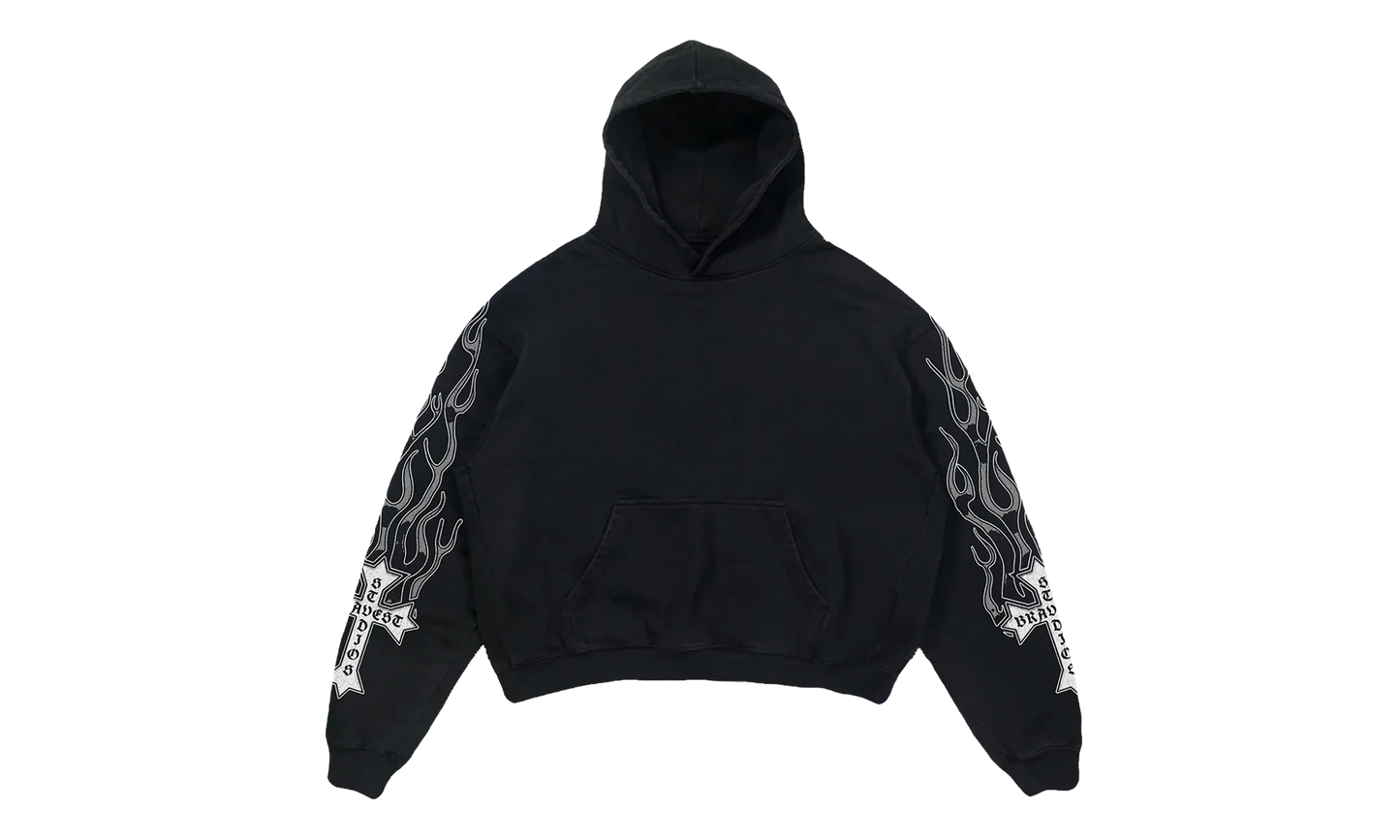 Flames Sweatsuit "Grey" BS111