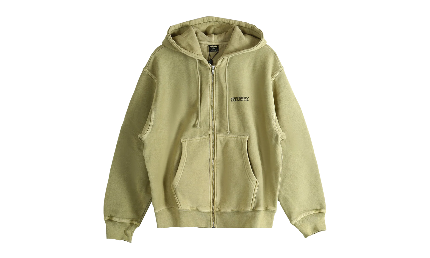 Jumbo Pig Dyed Zip Hoodie "ELM" 1975078 ELMM