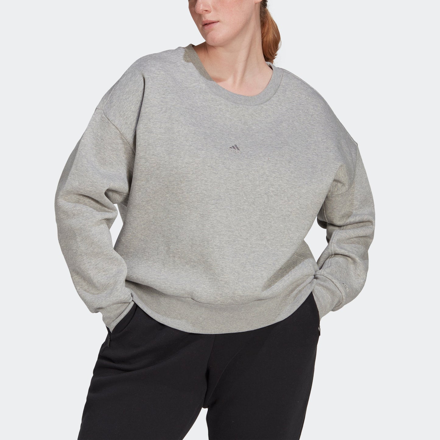 Women's adidas ALL SZN Fleece Sweatshirt (Plus Size)