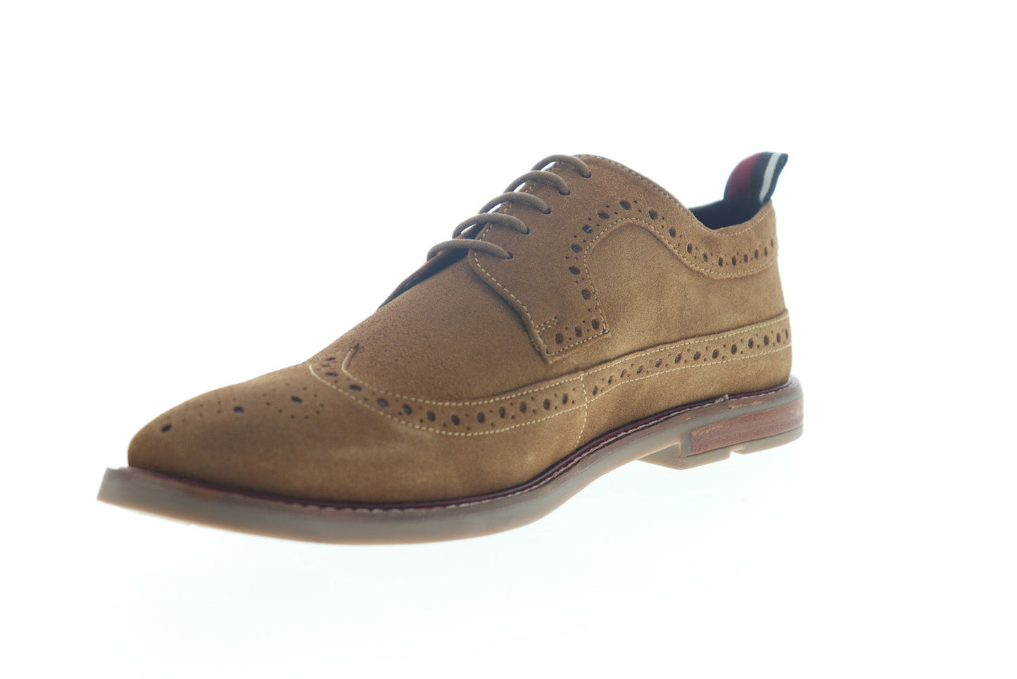 Ben Sherman Birk Long Wing BNM00025 Mens Brown Suede Wingtip Oxfords Shoes