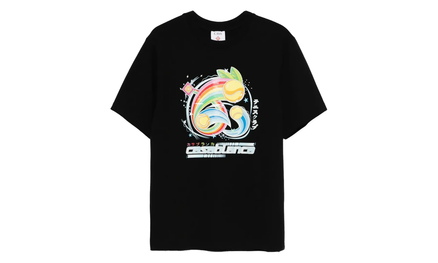 Manga Tennis Ball Short Sleeve T‑Shirt "Black" MAW25 JTS 001 08