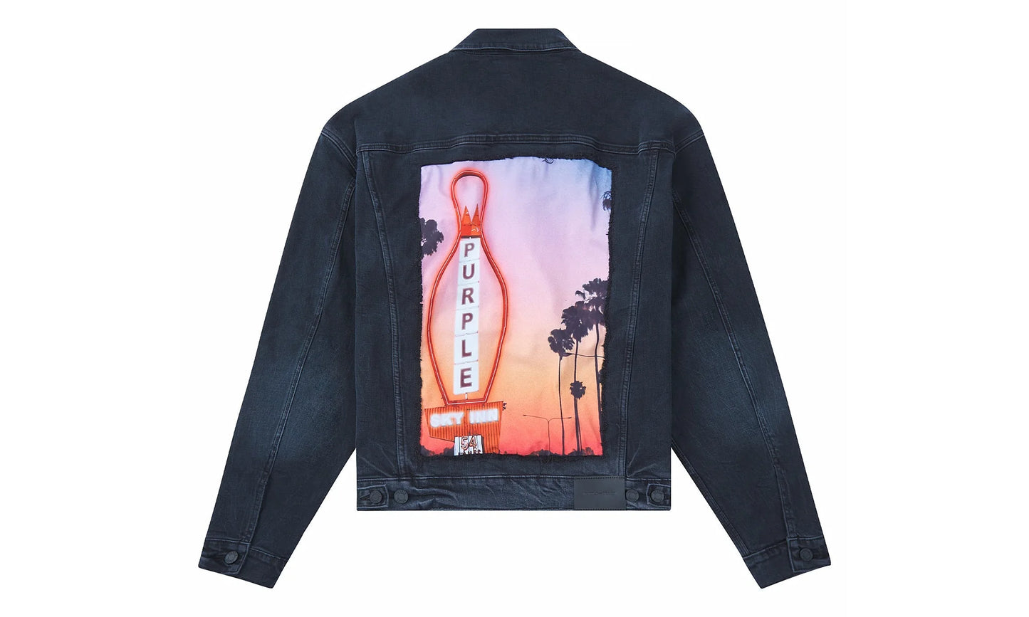 Blue Sky Denim Jacket "Orange" P027 PBCS824
