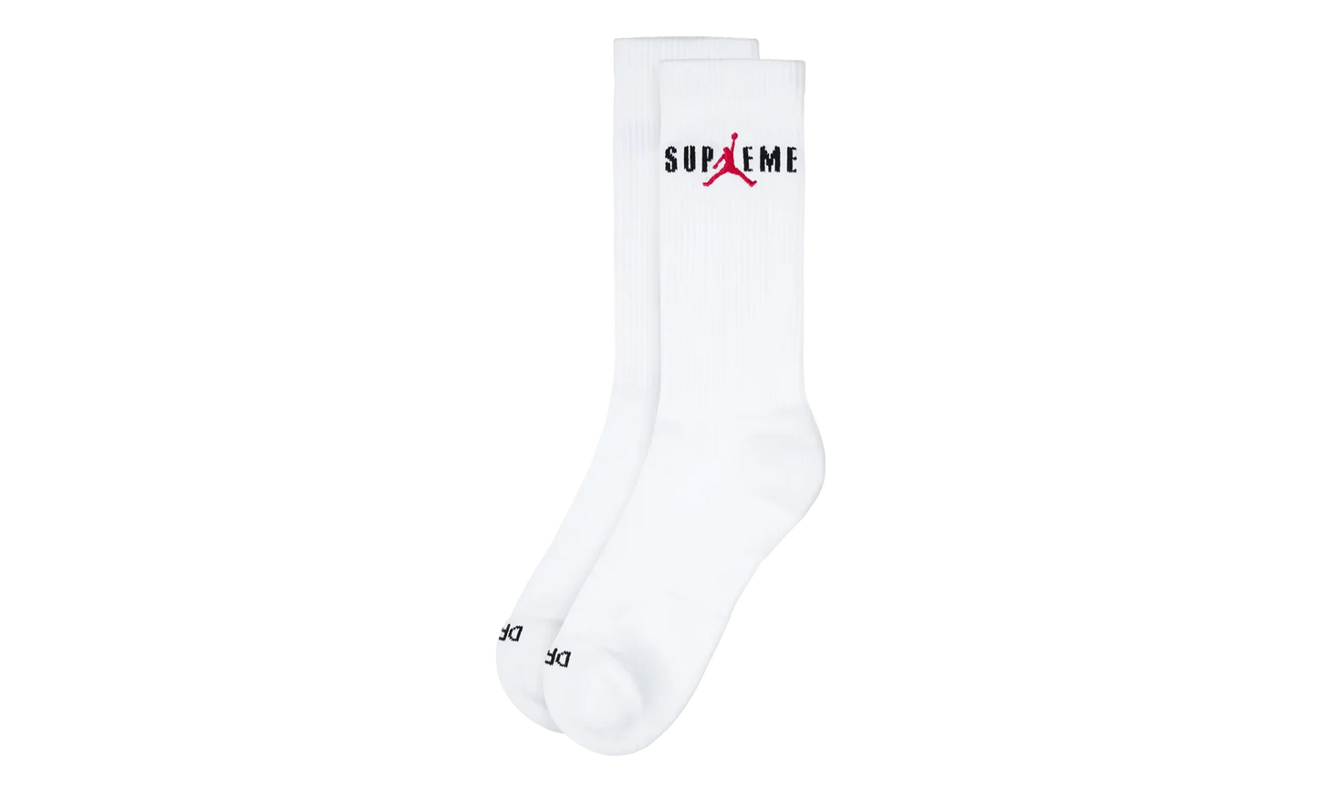 Jordan Crew Socks (2 Pack) "White" SU26954