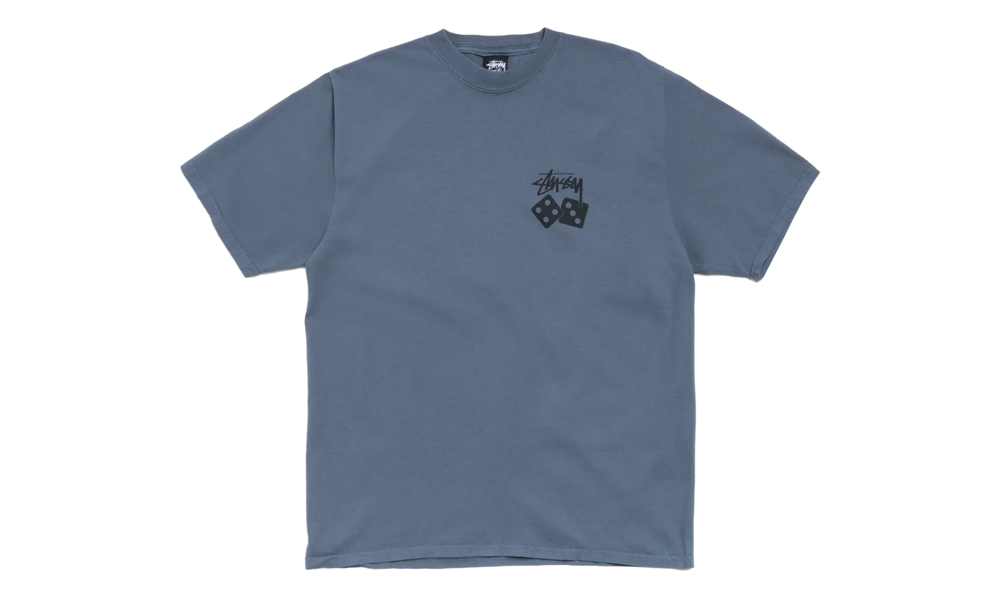 Dice Pigment Dyed Tee "Navy" STUS381