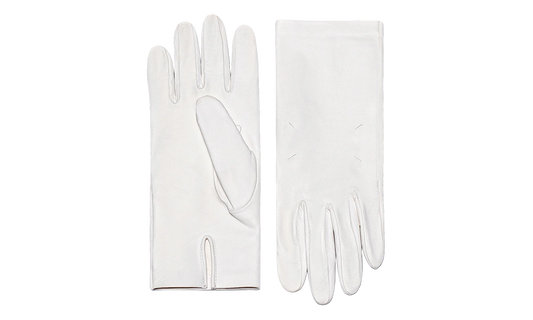 LEATHER GLOVES "WHITE" S67TS0026SY1536101