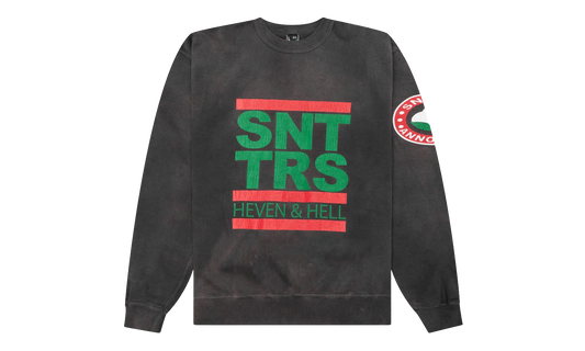 STTRS Logo Crewneck Sweatshirt "Saint Michael - Black" DT363