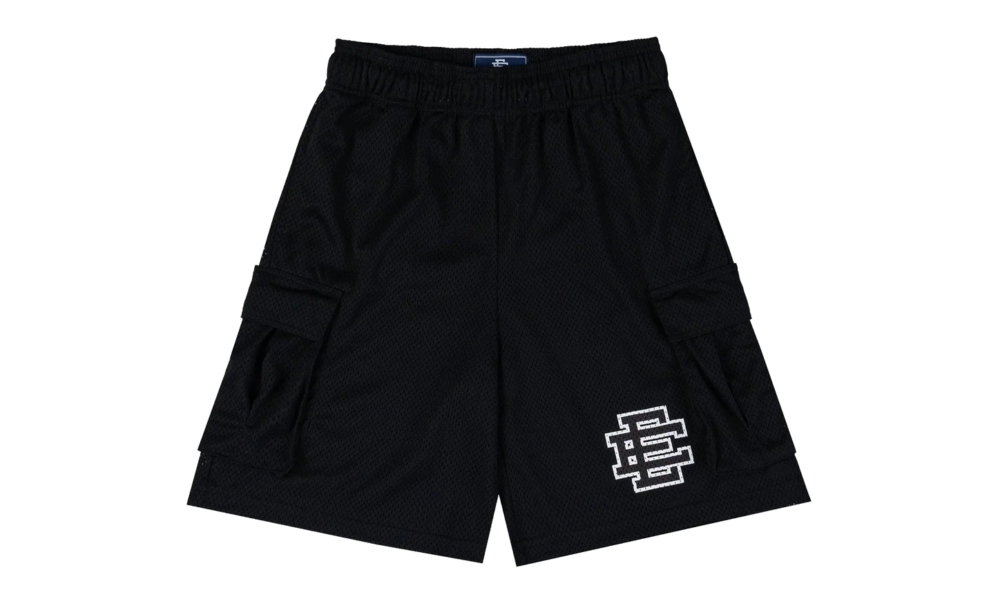 EE Basic Cargo Shorts "Black / White" EE203
