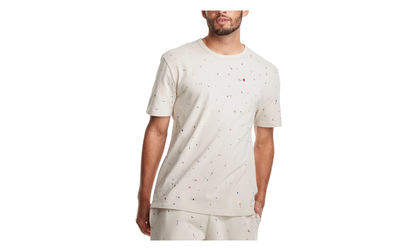C-Life Heritage Paint Splatter T-Shirt "Pebblestone" T25969 549967 AZXC