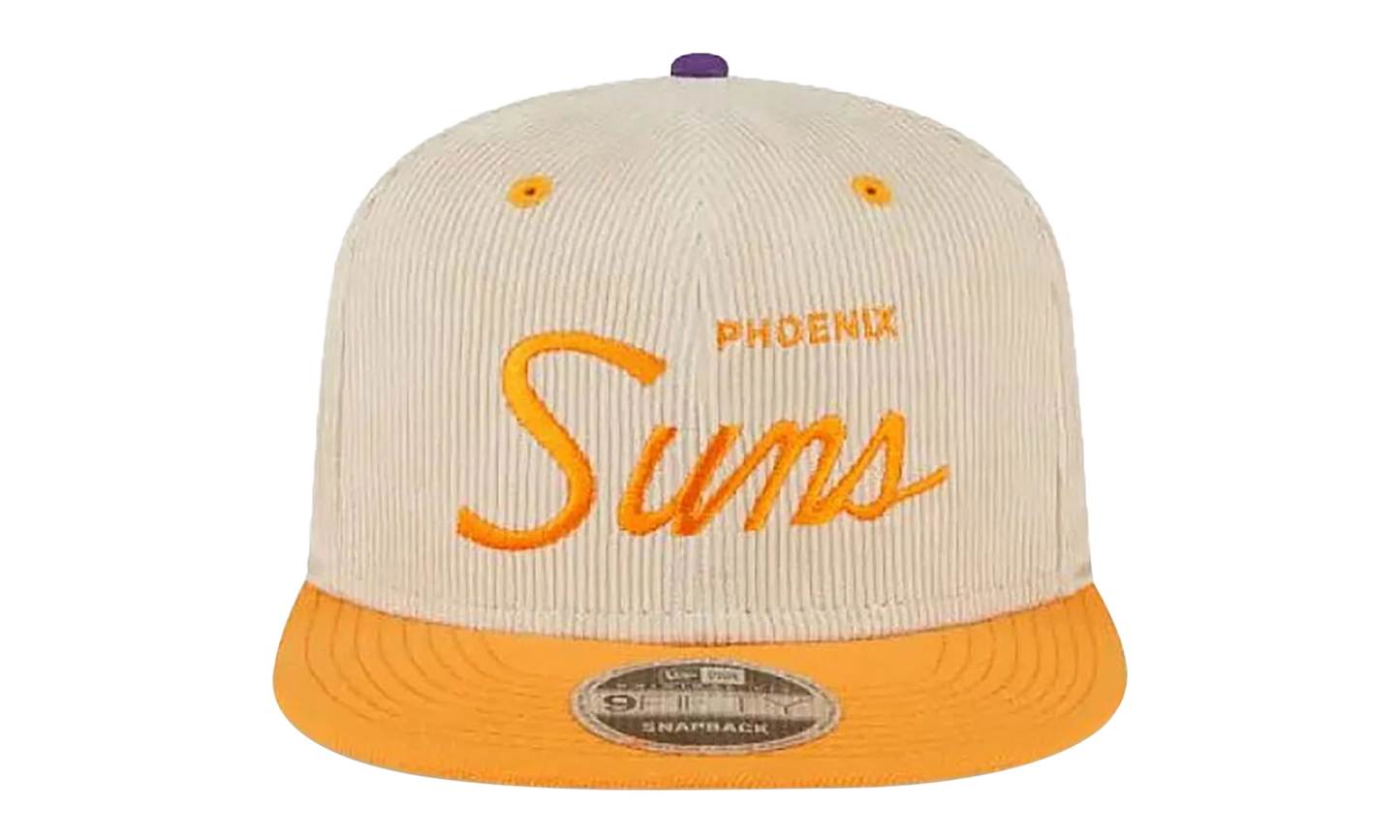 9FIFTY NBA PHOENIX SUNS SNAPBACK HAT "ERIC EMANUEL - Cream/ Orange" EE435