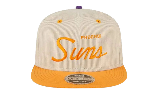 9FIFTY NBA PHOENIX SUNS SNAPBACK HAT "ERIC EMANUEL - Cream/ Orange" EE435