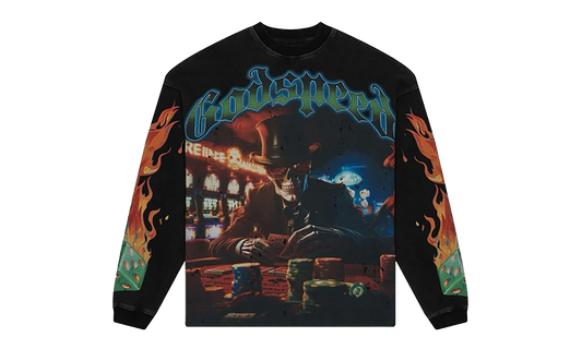 LAG THERMAL LONG SLEEVES SWEATSHIRT "BLACK WASH" GS123
