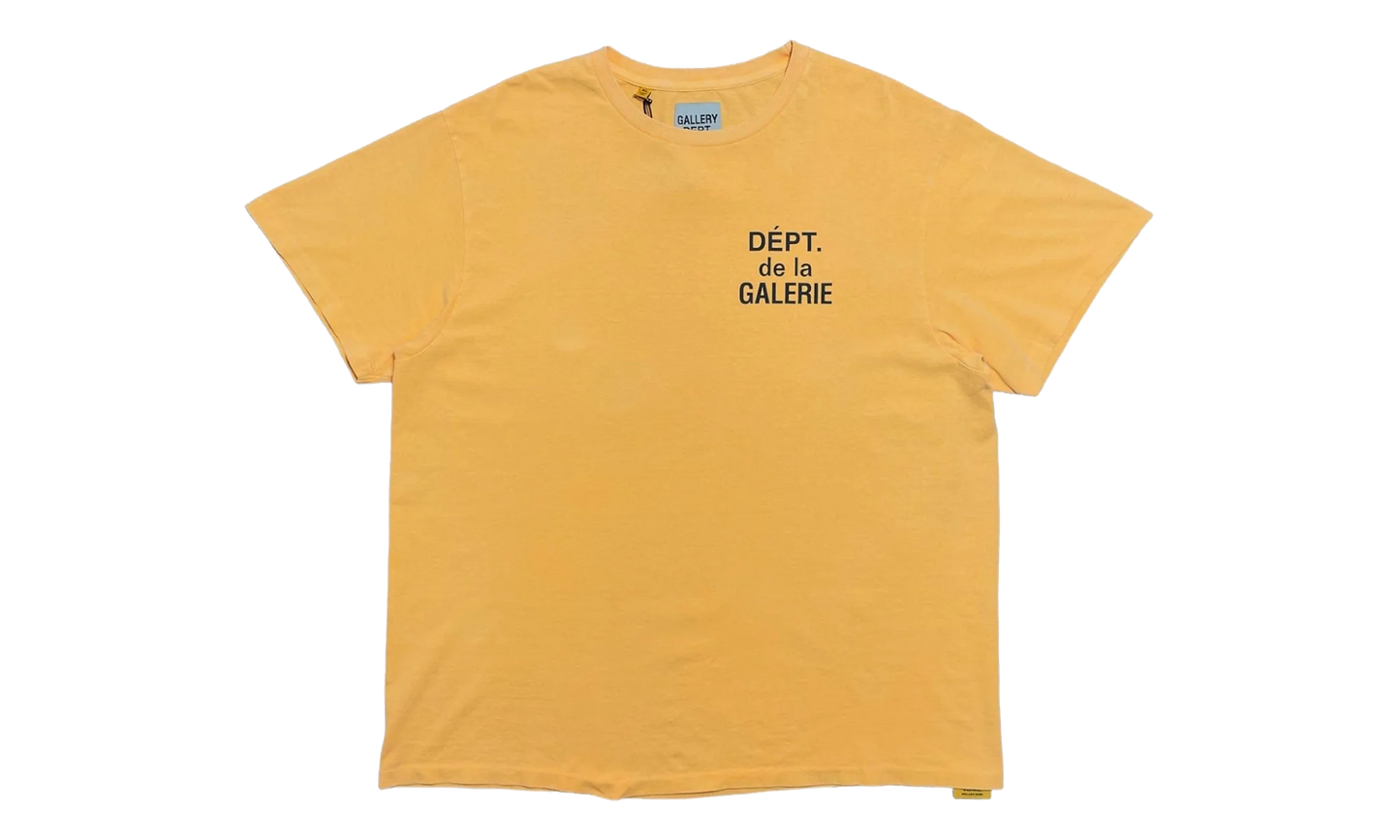 French Logo Short Sleeve Tee Shirt "Flo Orange" GD125