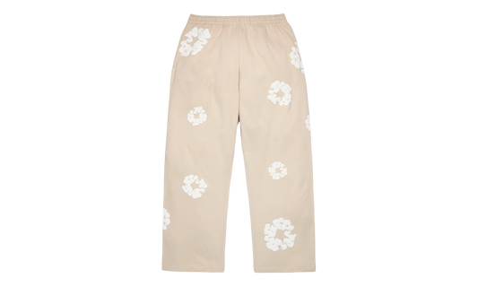 Cotton Wreath Baggy Sweatpants "Cream" DT614