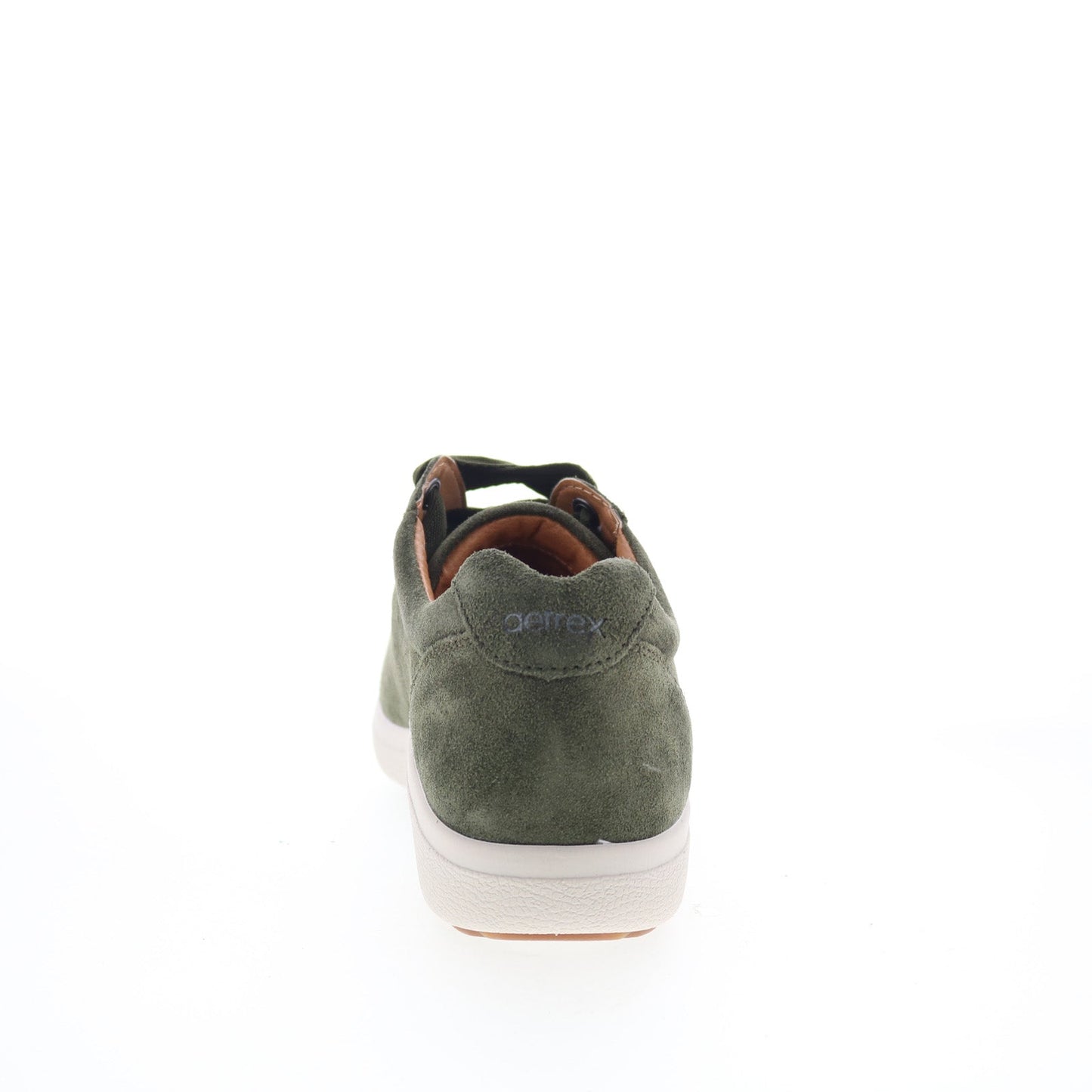 Aetrex Courtney CA104 Womens Green Suede Lace Up Lifestyle Sneakers Shoes