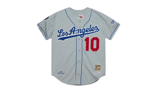 MLB Hideo Nomo Road Jersey "2002 Los Angeles Dodgers – Chrome" AJY15337 LAD02HNOCHRM