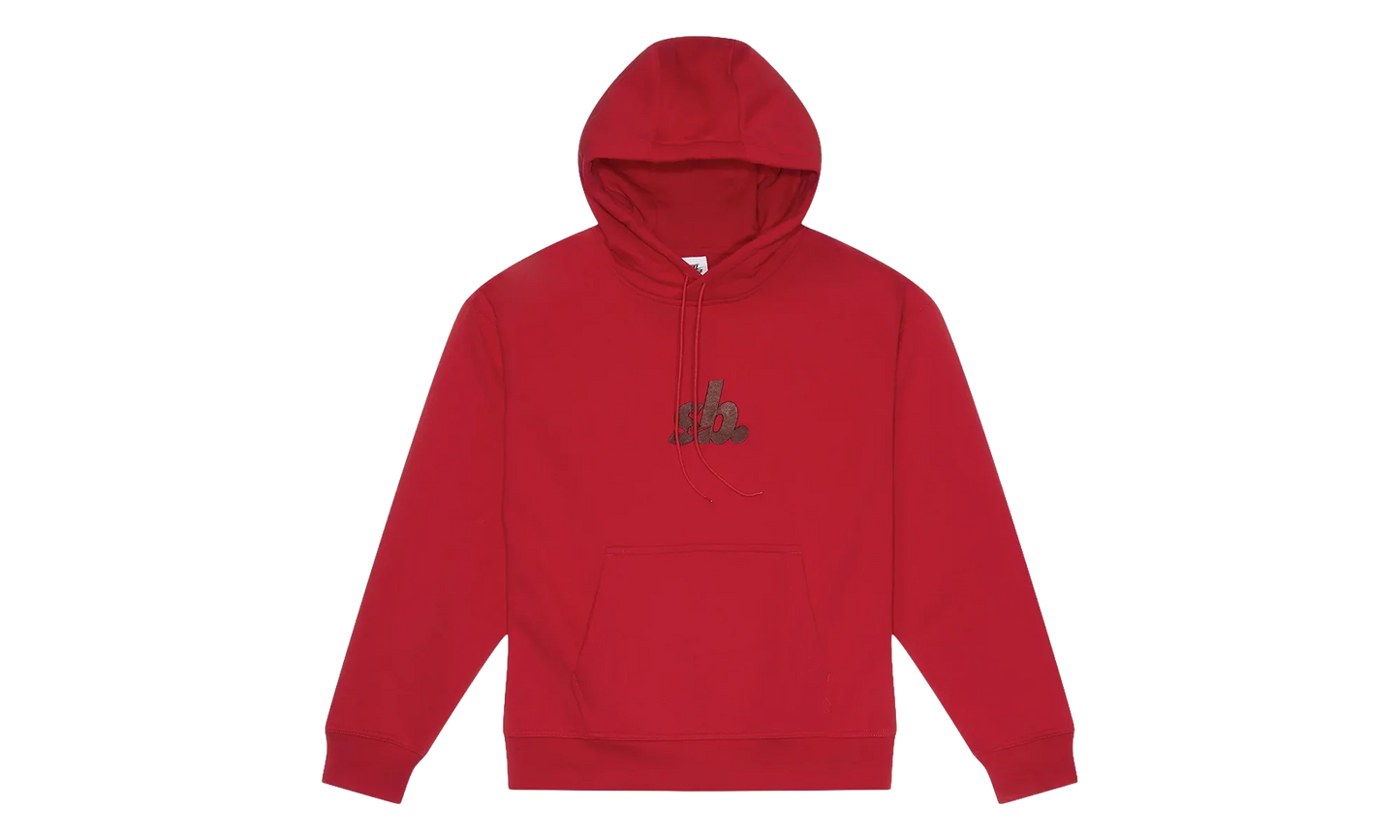 Skate Fleece Pullover Hoodie "Red" FN2498 657