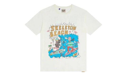Skeleton Beach Surf Tee "Light Archival White" GD054