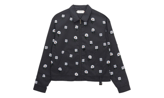 Flowers Beaded Jacket "Black" HTG260168 BLK