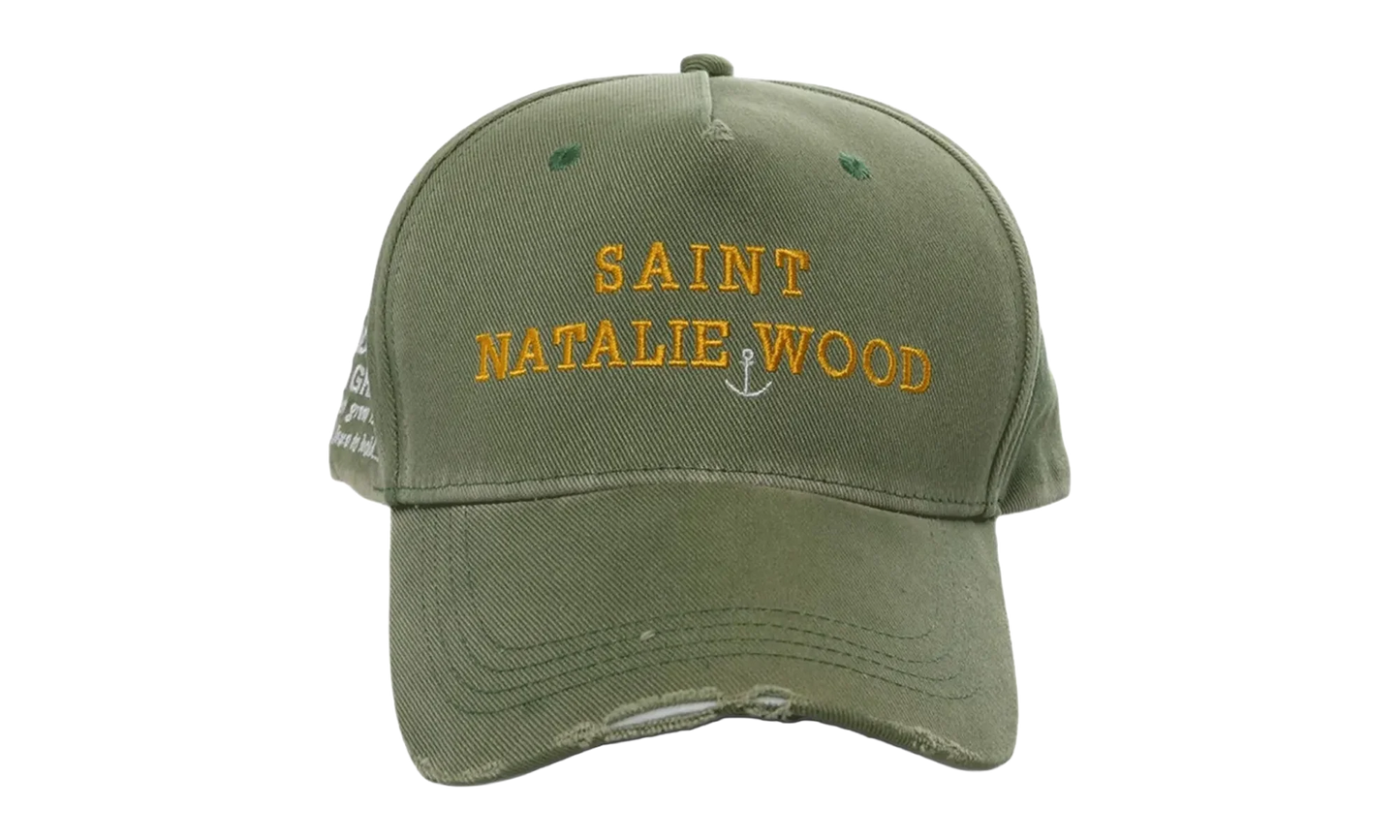 Saint Natalie Wood Paint Hat "Green" 4U001Q3016GRN