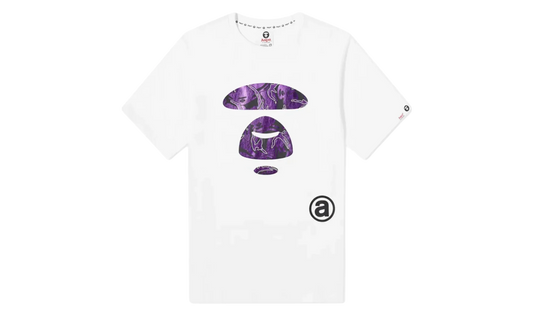 Aape Foil Moonface T-Shirt "White / Purple" CA5CEA57