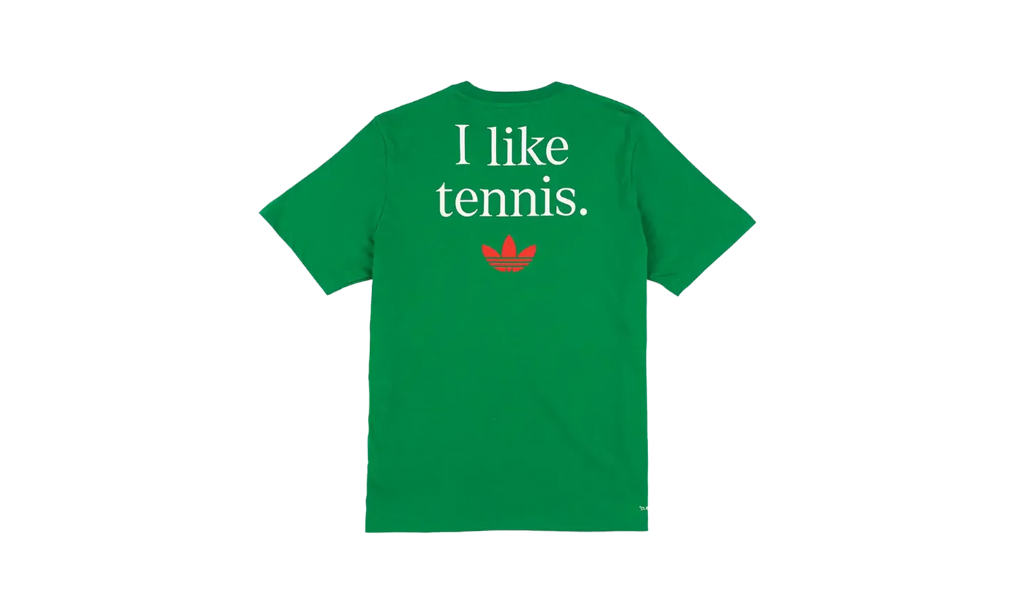 Tennis Graphic Tee "Green" JV8496