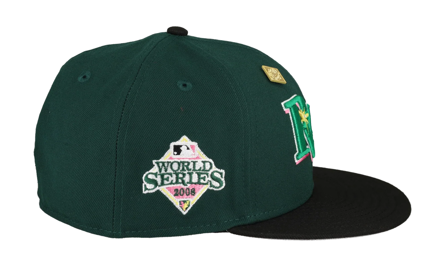 59FIFTY Tampa Bay Rays Refresher Collection 2008 World Series Fitted Hat "Dark Green" 123451291850