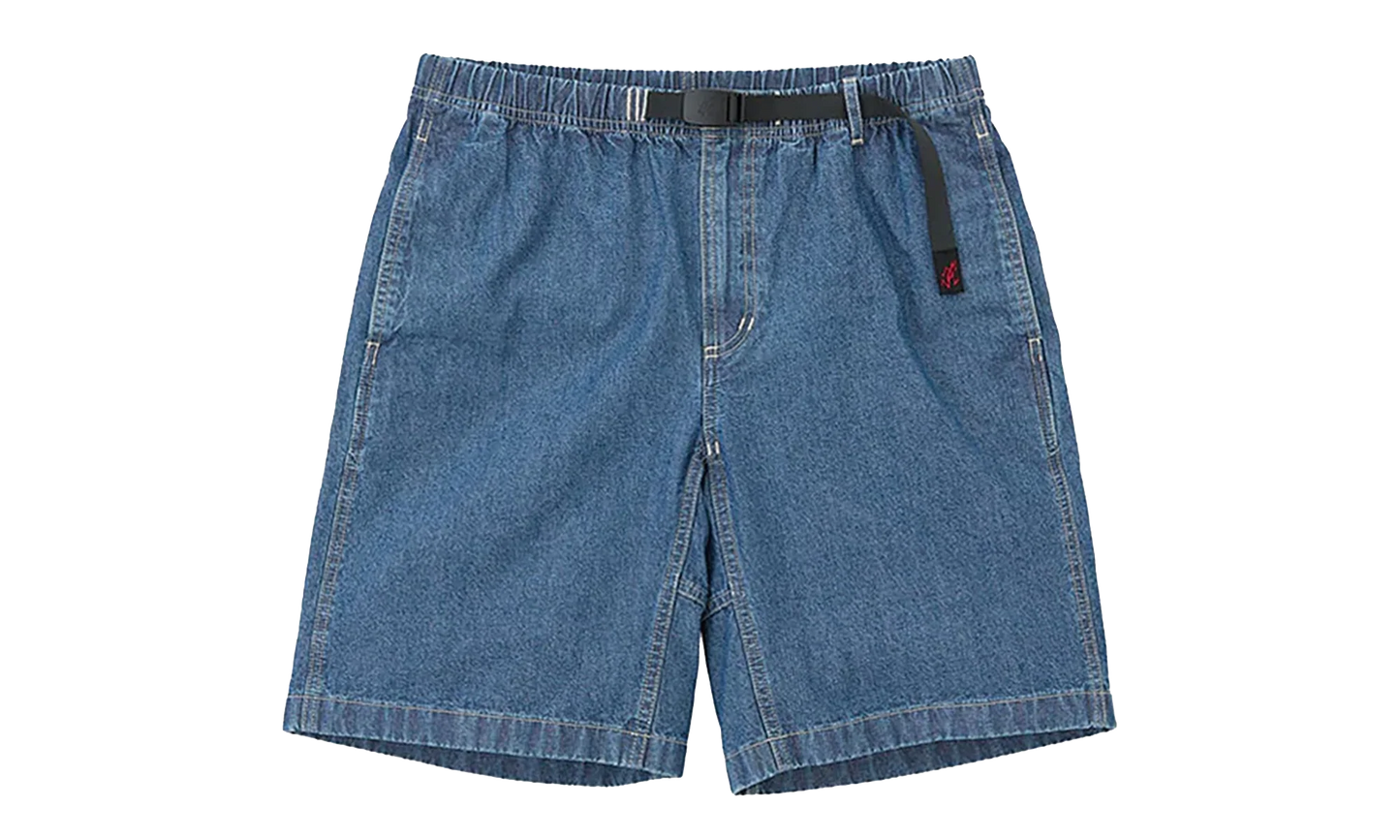 Japanese Chambray Short "Blue" G6SM-P013-BLU