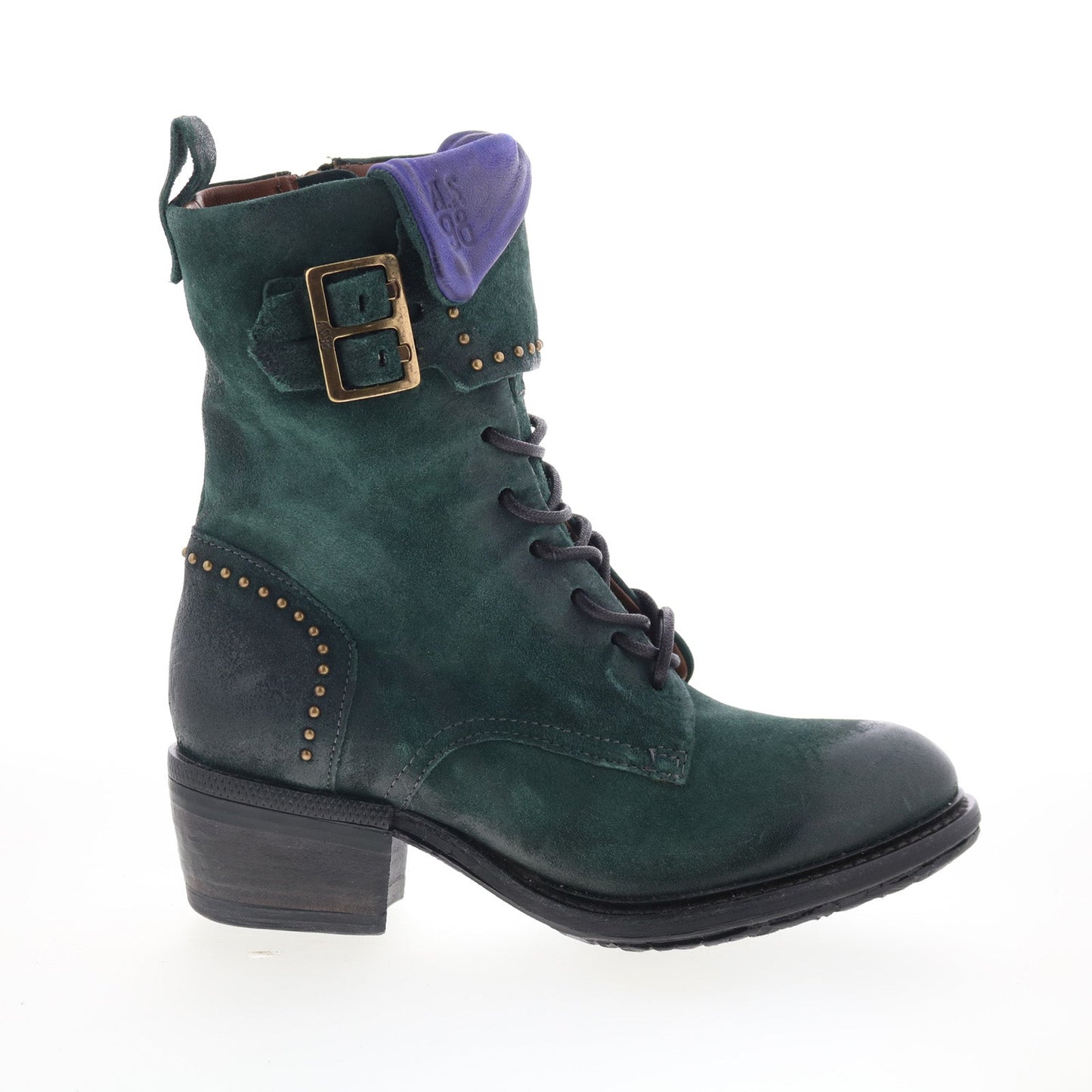Cree Womens Green Suede Zipper Casual Dress Boots