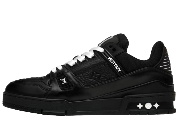 Trainer Black Embossed Monogram