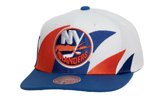 NHL Vintage Sharktooth Snapback Cap "New York Islanders - White" 6HSSSH22088 NYIWHIT