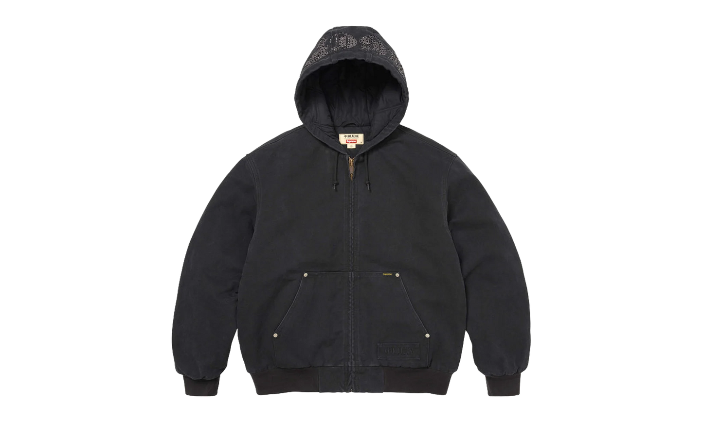 The Great China Wall Hooded Work Jacket "SS26 - Black" SU27511