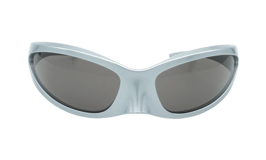 Geometric Frame Sunglasses "Silver / Silver" BB0251S 005
