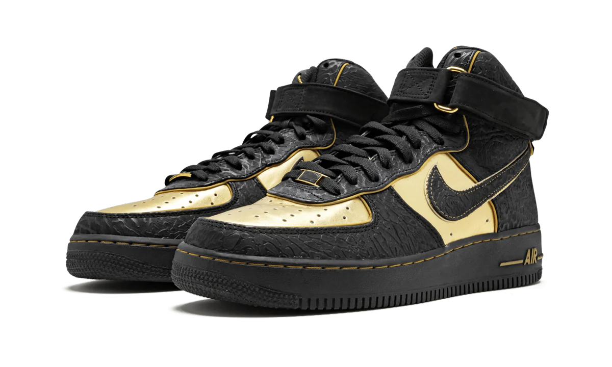 Air Force 1 Hi Supreme "Black / Gold" 345189 002