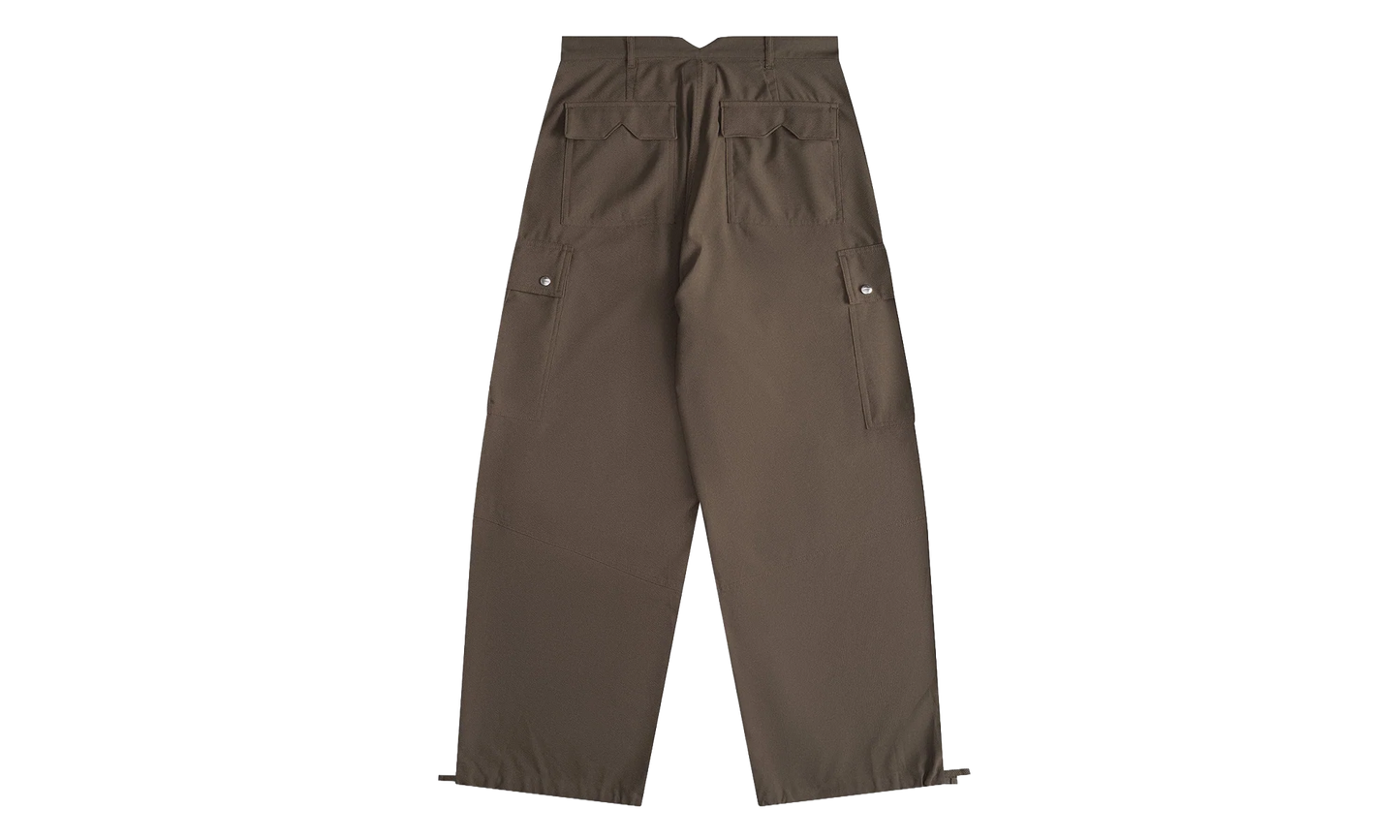 Seersucker Parachute Pants "Olive" RHPS24PA12320372 OLV