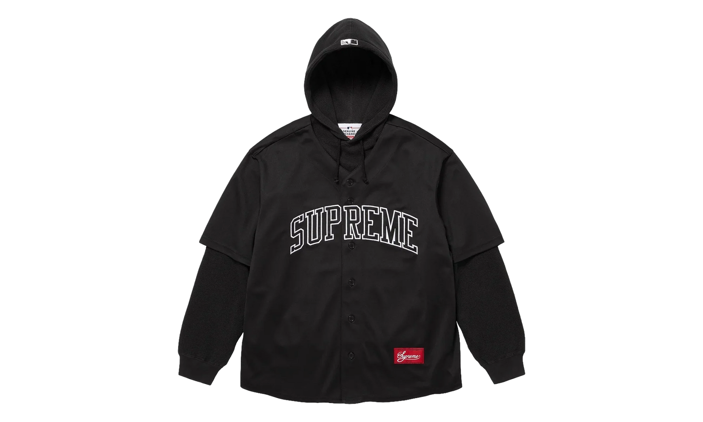 Chicago White Sox Hooded Baseball Jersey "Black" SU26948