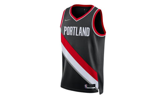 NBA Portland Trail Blazers 21/22 Diamond Icon Edition Swingman Jersey "Black" DN2629 010