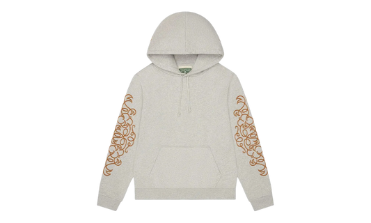 Western Embroidered Hoodie "Grey" DT458