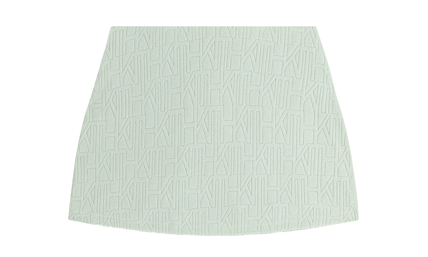 Vera Monogram Towel Skirt "Moss" khw060341 4008