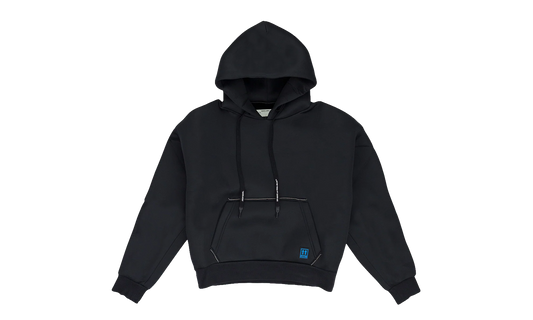 LONG DRAWSTRING HOODIE "Black" OFW MHDS 0001